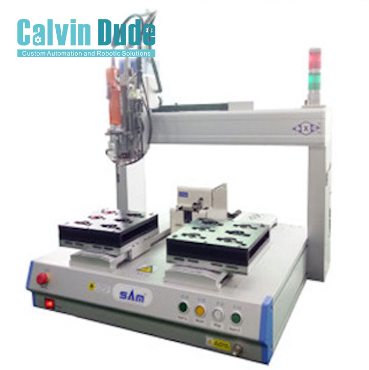 4 trục Robot siết vít với bộ cấp vít chân không